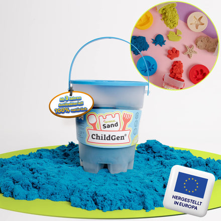 Kinetischer Sand, 500g - BLAU