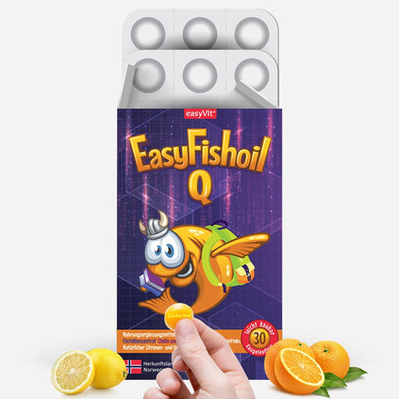 EasyFishoil Q Balık Yağı + Kolin, B6, B12 Vitaminleri, Folik Asit