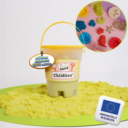 Kinetischer Sand, 500g - GELB