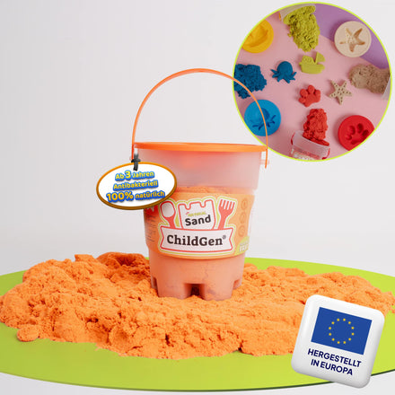 Kinetischer Sand, 500g - ORANGE