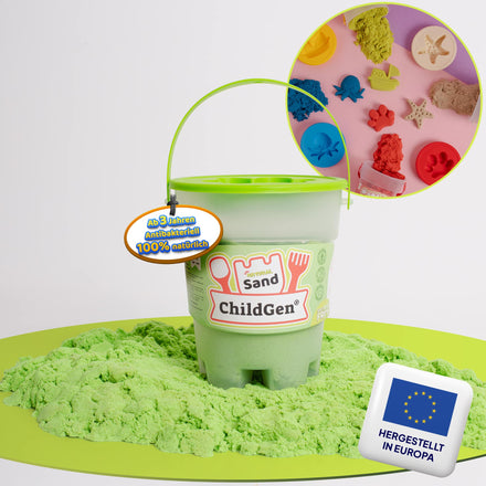 Kinetischer Sand, 500g - GRUN