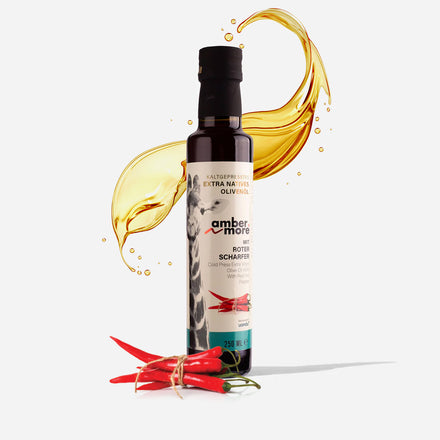 Pizzasoße - Olivenöl mit roter scharfer Paprika - 250 ml