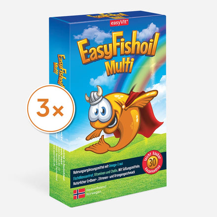 EasyFishoil Multi - Omega 3 mit Multivitamine- (3x30 Stück)