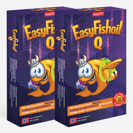 EasyFishoil Q - Omega 3 mit Cholin - (2X30 Stück)