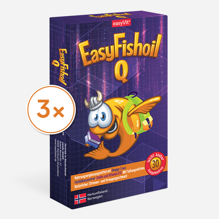 EasyFishoil Q - Omega 3 mit Cholin - (3X30 Stück)