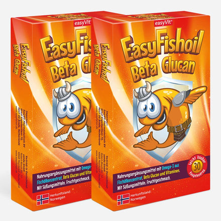 EasyFishoil - Omega 3 mit Beta-Glucan - (2x30 Stück)