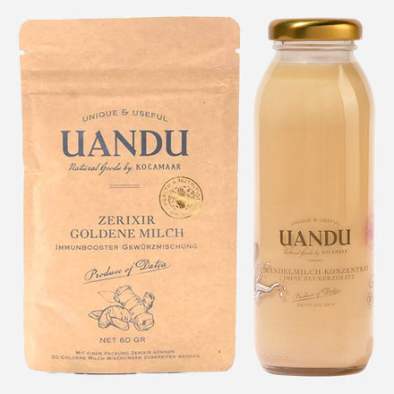 Goldene- & Mandelmilch Mix Paket