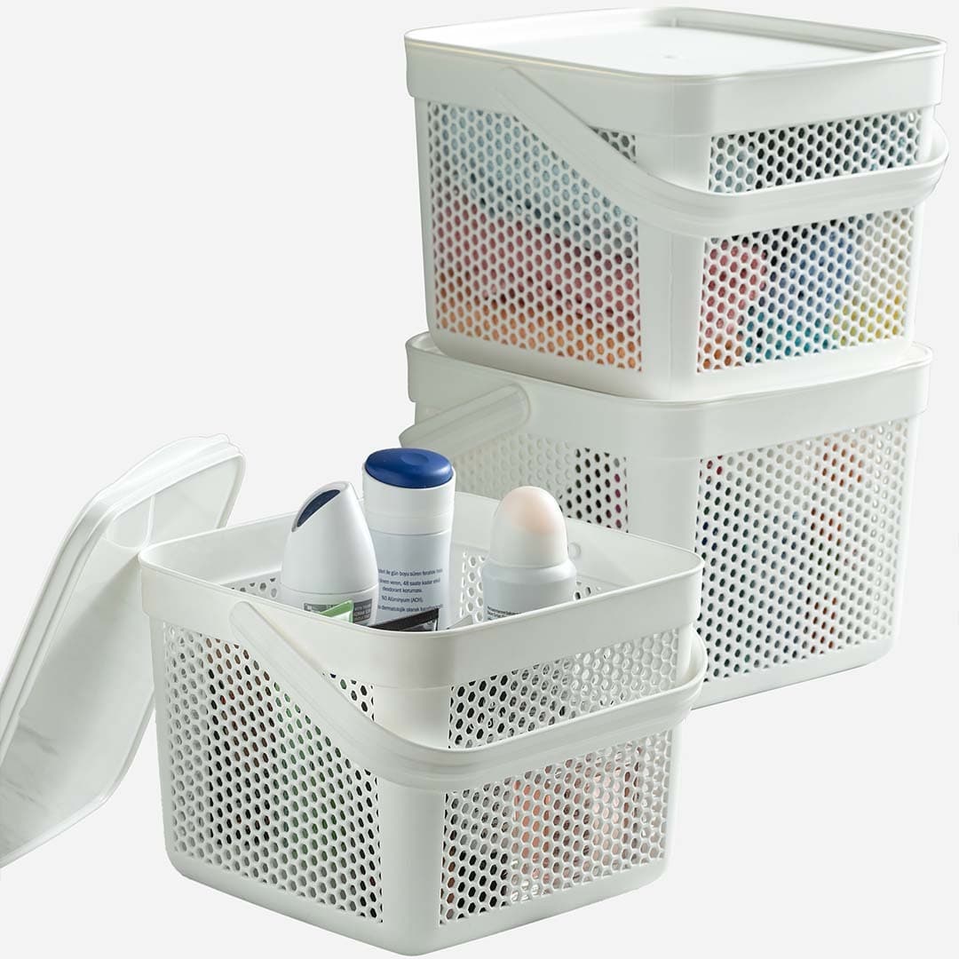 Kunststoff Korb Rattan