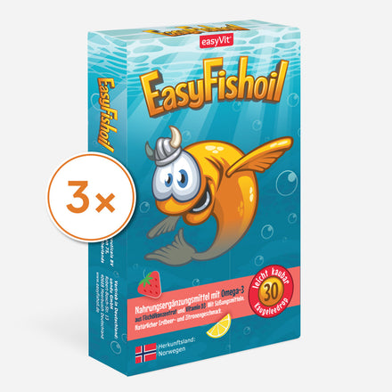 EasyFishoil - Omega 3 mit Vitamin D3 - (3x30 Stück)