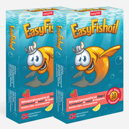 EasyFishoil - Omega 3 mit Vitamin D3 - (2x30 Stück)