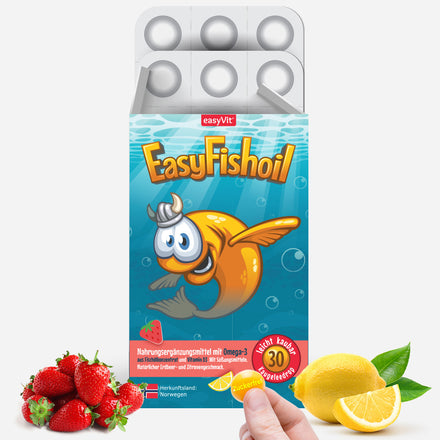 EasyFishoil - Omega 3 mit Vitamin D3 - 30 Stück