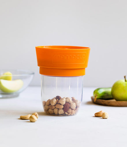ORANGE Auslaufsicherer Behälter für Snacks