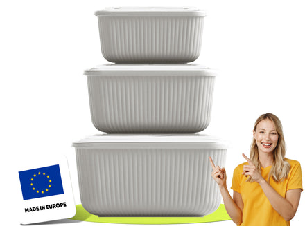 uandu Frischhaltedosen mit Deckel - Snaplid