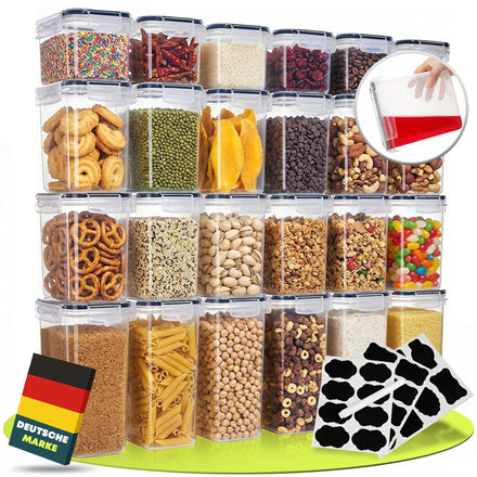 Vorratsdosen mit deckel 24er set