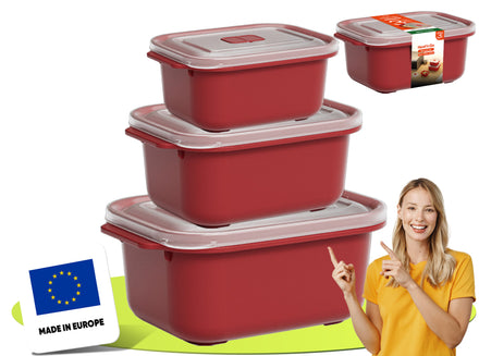 uandu Frischhaltedosen mit Deckel - Heat & Go