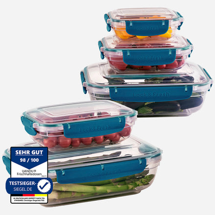 5 Mix - Lock & Fresh - Vorratsdosen mit Deckel