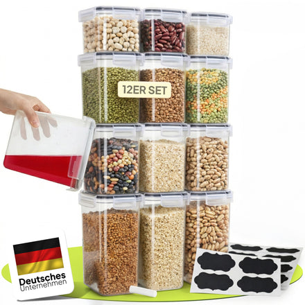 Vorratsdosen mit Deckel 24er-Set