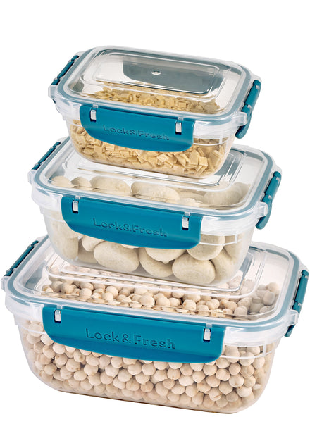 uandu Lock & Fresh 3er Vorratsdosen set