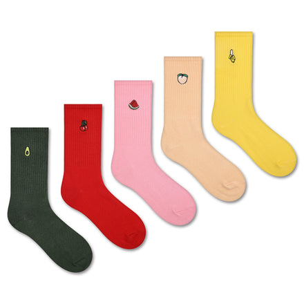 Fruity Liner Socks Midi Cut